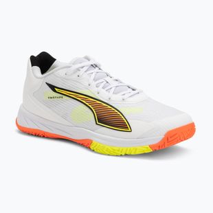 Hádzanárske topánky PUMA Accelerate Turbo 4 Game On puma white/glowing red/ultra blue
