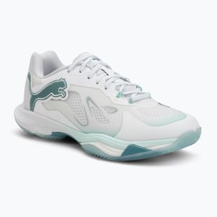 Dámske halové topánky PUMA Vantage Nitro Game On puma white/baltic blue/fresh water