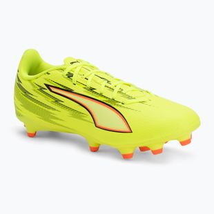 Futbalové kopačky PUMA Ultra 6 Play FG/AG yellow alert/puma black/glowing red/lime squeeze