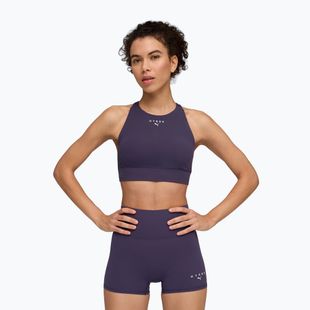 Tréningová podprsenka PUMA x HYROX Shapeluxe High Neck fialová