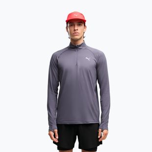 Pánska bežecká mikina PUMA Run Velocity Cloudspun 1/4 Zip inky depths
