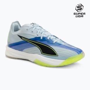 Hádzanárske topánky PUMA Accelerate Nitro SQD 5 aqua glow/puma black/green glare/royal sapphire