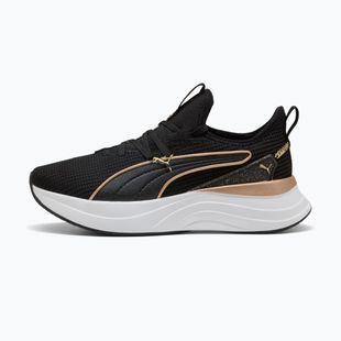 Dámske topánky PUMA Softride Sabrina Polished Chrome puma black/puma white/puma gold
