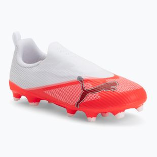 Detské kopačky PUMA Ultra 7 Match LL FG/AG Jr ultra red/puma black/puma white