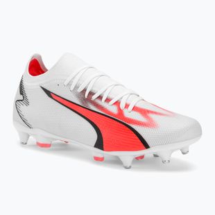 Pánske kopačky PUMA Ultra Match MXSG puma white/puma black/fire orchid