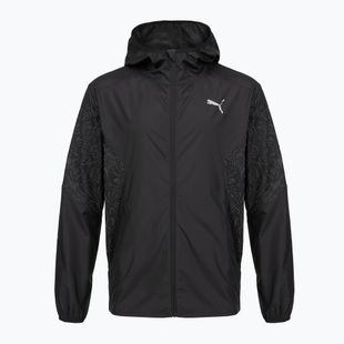 Pánska bežecká bunda Puma Run AOP Lightweight Jacket black