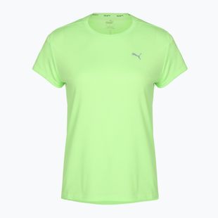 Dámske bežecké tričko PUMA Run Favorite Heather green/neon