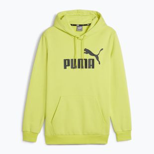 Pánska mikina PUMA Essentials Big Logo Hoodie FL lime sheen