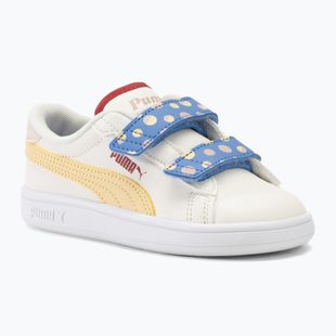 Detská obuv PUMA Smash 3.0 Summer Camp V Inf warm white/chamomile/puma white