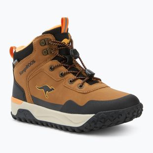 Juniorské snehule KangaROOS K-NB Vivi RV tan / orange