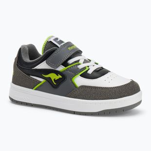 KangaROOS K-CP Bounder EV steel grey/neon green detská obuv