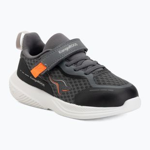 Detské topánky KangaROOS K-RDI Pebble EV steel grey/neon orange
