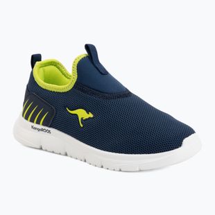 Detské topánky KangaROOS K-ETK Dunnart dark navy/lime