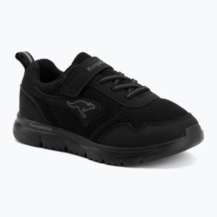 Detské topánky KangaROOS K-ETK Possum EV jet black black/mono