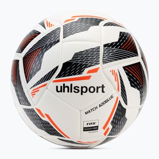 Futbalová lopta uhlsport Match Addglue white/navy/fluo red veľkosť 5