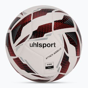 Futbalová lopta uhlsport Attack Addglue white/black/fluo red veľkosť 5
