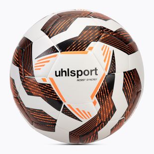 Futbalová lopta uhlsport Resist Synergy white/black/fluo orange veľkosť 4