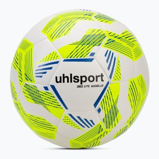 Futbalová lopta uhlsport 350 Lite Addglue white/fluo yellow/dark blue veľkosť 4