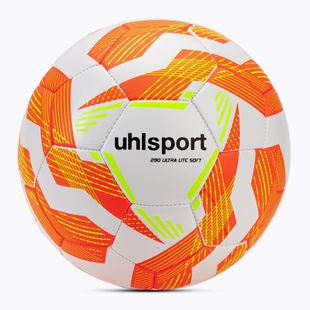 Futbalová lopta uhlsport Ultra Lite Soft 290 white/fluo orange/fluo yellow veľkosť 5