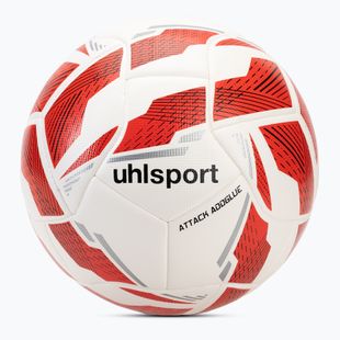 Futbalová lopta uhlsport Attack Addglue white/red/silver veľkosť 4