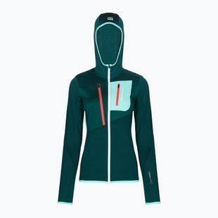 Dámska trekingová mikina Ortovox Fleece Grid Hoody dark pacific 87201