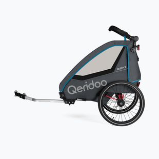Qeridoo príves na bicykel Qupa 2 modrý