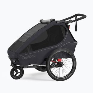 Vozík za bicykel Qeridoo Kidgoo 2 phantom grey