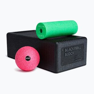 Súprava na jogu BLACKROLL Block black/ green/ pink