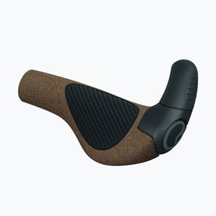 Gripy na riadidlá Ergon GP2 Evo Biokork brown/black
