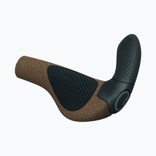 Gripy na riadidlá Ergon GP3 Evo Biokork brown/black