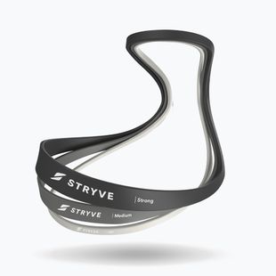 Sada posilňovacíc h gúm STRYVE Power Band 3 pack blackgrey/beige