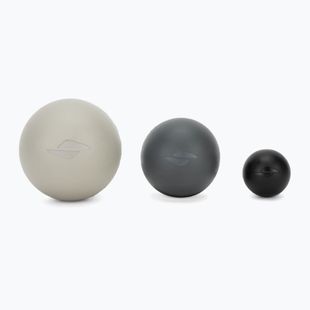 Masážne loptičky STRYVE Massage 3 pack black/grey/silver