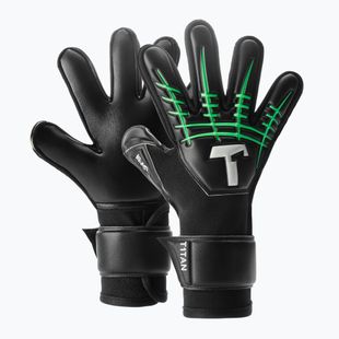 Detské brankárske rukavice T1TAN Fluo Beast 3.0 Junior black