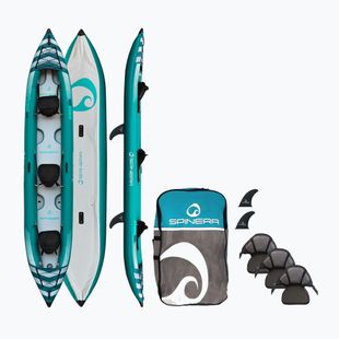 Nafukovací kajak pre 3 osoby SPINERA Hybris 475 teal/white/grey