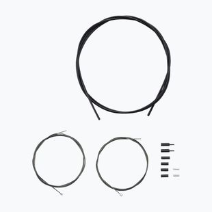 Súprava lanká a pancierov prehadzovačky Shimano Y60198010 Optislick black