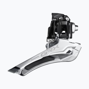 Predná prehadzovačka na bicykel Shimano FD-RX400 GRX 2x10 Down Swing silver/black