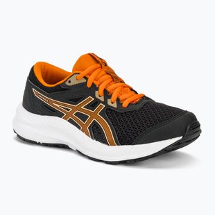 Detská bežecká obuv ASICS Contend 8 GS black/bright orange