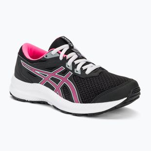 Detská bežecká obuv ASICS Contend 8 GS black/hot pink