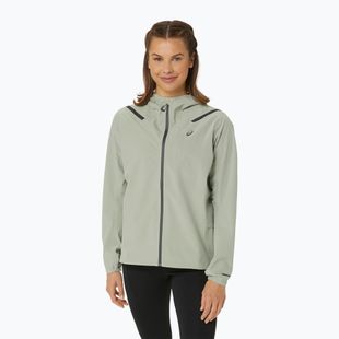 Dámska bežecká bunda ASICS Accelerate Waterproof 2.0 olive grey