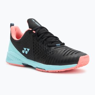 Pánska tenisová obuv YONEX Sonicage 3 CL black/sky blue