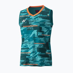 Dámske tenisové tričko YONEX 0035 Club Sleeveless W blue/green