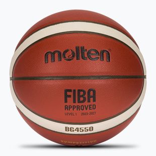 Basketbalová lopta Molten B7G4550 FIBA brown veľkosť 7