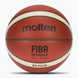 Basketbalová lopta Molten B6G4550 FIBA brown veľkosť 6