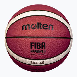 Basketbalová lopta Molten B7G4050 FIBA ​​brown veľkosť 7