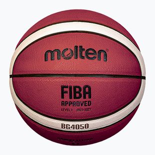 Basketbalová lopta Molten B6G4050 FIBA ​​brown veľkosť 6