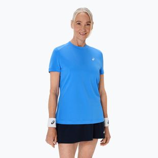 Dámske tenisové tričko ASICS Court Top W blue coast