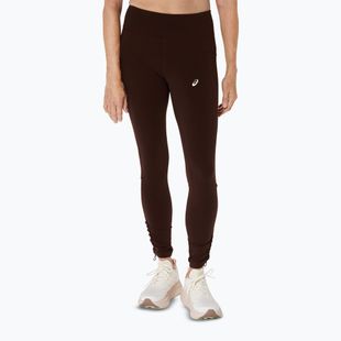 Dámske bežecké legíny ASICS Nagino Run Adjustable Tight coffee