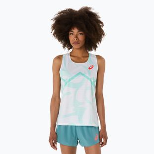 Dámske bežecké tričko ASICS Light Knit Singlet soothing sea