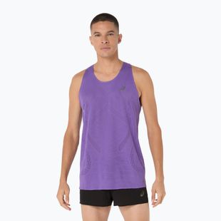 Pánske bežecké tričko ASICS Metarun Singlet edo purple