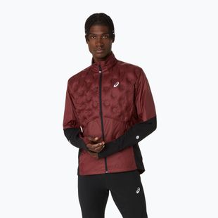 Pánska bežecká bunda ASICS Road Winter dark red planet